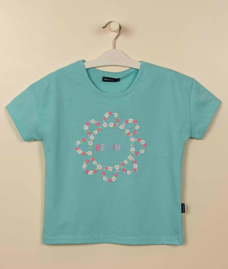 Remera discount con flores