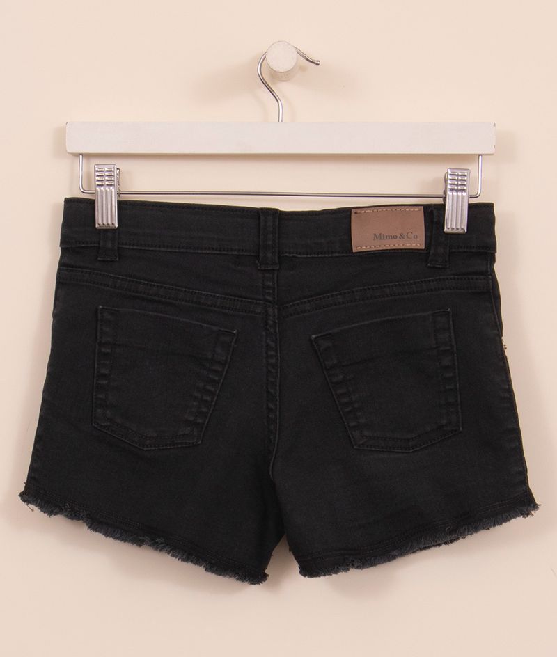 SHORT-DENIM-JR-BLACK