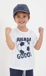 REMERA-KID-GOL